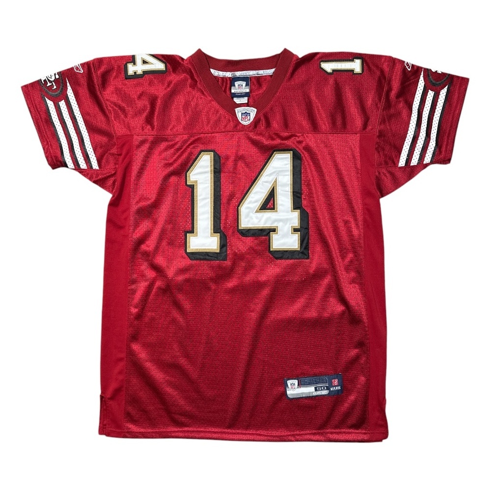 Vintage Y2K Reebok San Francisco 49ers JT O'Sullivan Stitched Jersey Mens 50 - Picture 2 of 13